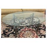 N4 - GLASS TOP COFFEE & SIDE TABLES (D59)