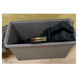 11 - AMMO BOX WITH MISC 223 REM CARTRIDGES(P5)