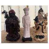 526 - THREE ASIAN INSPIRED FIGURINES (A58)