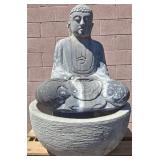 11 - OUTDOR PATIO HEAVY BUDDHA FOUNTIAN