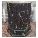 520 - FAUX MARBLE (WOOD) DISPLAY 29"T (N106)