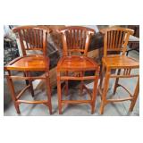 11 - LOT OF 3 BAR CHAIRS(R4)