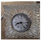 526 - WATERFORD CRYSTAL CLOCK (A89)