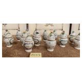 526 - FRANKLIN MINT LE CORDON BLEU SPICE JARS
