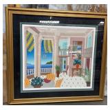 11 - McKNIGHT "BAY OF NAPLES" LTD ED ART 54X58"