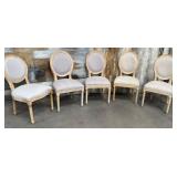 11 - FIVE MATCHING CHAIRS