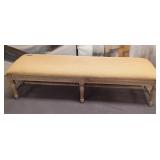 503 - BENCH SEAT WITH UPHOLSTERED TOP 66"L