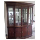 503 - VINTAGE CURVED FRONT HUTCH 70X84