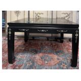 526 - BLACK LACQUER ACCENT TABLE (A11)