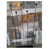 520 - 56"T SCULPTURED CANDLE HOLDER (N25)