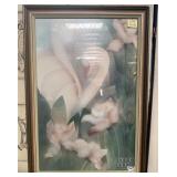 525 - SUZANNE MARIE ART PRINT FRAMED 36X26" (A110)