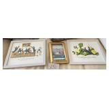 J1 - 3 PIECES FRAMED ART (L52)
