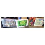 J1 - JIGSAW PUZZLES ASSEMBLED & FRAMED (G42)