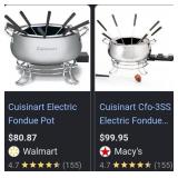 J1 - CUISINART ELECTRIC FONDUE SET (G17)