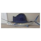 R - TAXIDERMY STYLE SAILFISH 70"L (A5)