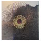 R - MID-CENTURY MODERN WALL DECOR 31"DIA (L9)