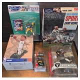 R - MIXED FOOTBALL & BASKETBALL COLLECTIBLES (L61)