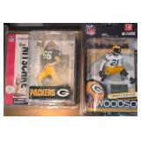 R - RAY NITSCHKE & CHARLES WOODSON ACTION FIGURES