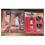 R - LEBRON JAMES & JOE DUMARS ACTION FIGURES (L58)