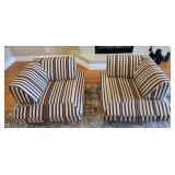 R - UPHOLSTERED MODULAR CORNER CHAIRS (L7)
