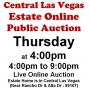 WELCOME TO OUR THUR. @4pm ONLINE PUBLIC AUCTION