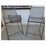 P - PAIR OF MATCHING PATIO CHAIRS (Y19)