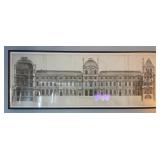 P - ARCHITECTURAL PRINT OF THE LOUVRE (M26)