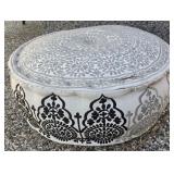 P - BOHEMIAN POUF OTTOMAN (Y21)