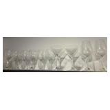 P - MIXED LOT OF STEMWARE (V34)