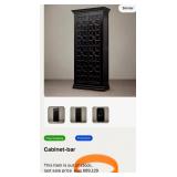 P - TWO DOOR DECORATIVE CABINET (A26)