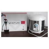 P - VINTURI WINE SET, RICE COOKER (N42)