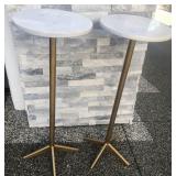 P - PAIR OF ACCENT TABLES/STANDS (A2)