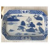 P - VINTAGE CHINESE CANTON PORCELAIN PLATTER