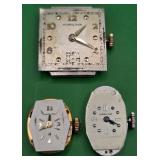 696 - LOT OF THREE WATCHES (J12)