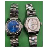 696 - TWO SEIKO AUTOMATIC WATCHES (J28)