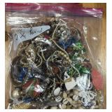 2 1/4 POUNDS OF COSTUME JEWELRY