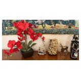 U - FAUX ORCHID, CORK COLLECTION, FIGURINES (L19)