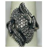 STERLING SILVER 6.9 GRS SIZE 7.5 RING