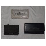 U - LOT OF THREE FLAP WALLETS