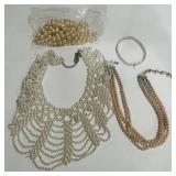 LOT OF PEARL NECKLACES