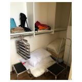 U - PILLOWS, STEP STOOLS, CLOTHES HANGERS, MORE