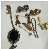 LOT OF GOLDTONE JEWELRY