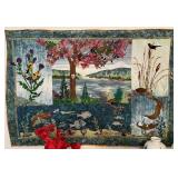 U - QUILTED WALL HANGING 40X60" (L17)