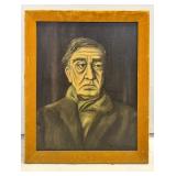 ANTIQUE SIGNED OIL PAINTING CANVAS