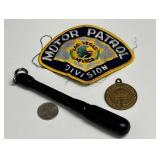 VINTAGE POLICE SAP MEDAL PATCH