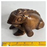 ANTIQUE WOOD FROG PERCUSSION INSTRUMENT