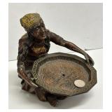 ANTIQUE METAL STATUE CIRCA 1910