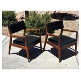 PAIR MID CENTURY MODERN CHAIRS