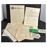 ANTIQUE REPRESENTATIVES LETTER CARDS BILLFOLD