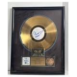 RARE TULL BAND GOLD RECORD